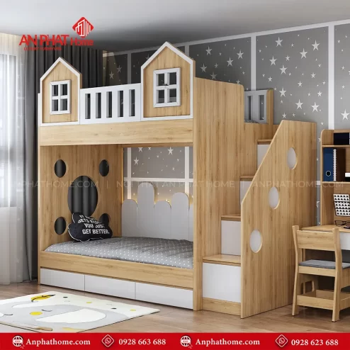 giuong tang mdf mau hinh ngoi nha gn 30300001