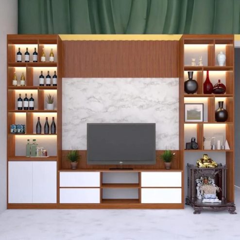 Kệ Tivi Kết Hợp Tủ Đa Năng Hiện Đại T-5392