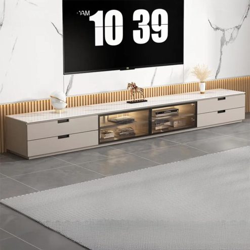 Kệ Tivi Phòng Khách Hiện Đại Cánh Kính T-5408