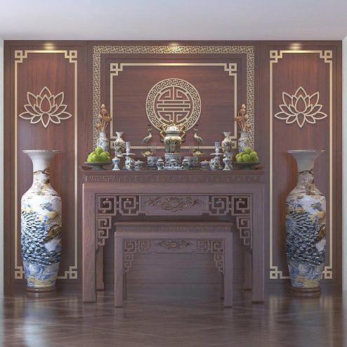 Không Gian Thờ Gia Tiên Đẹp BT-2318