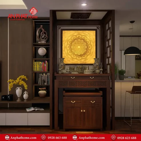 Mẫu Bàn Thờ Chung Cư Đẹp BT-2393