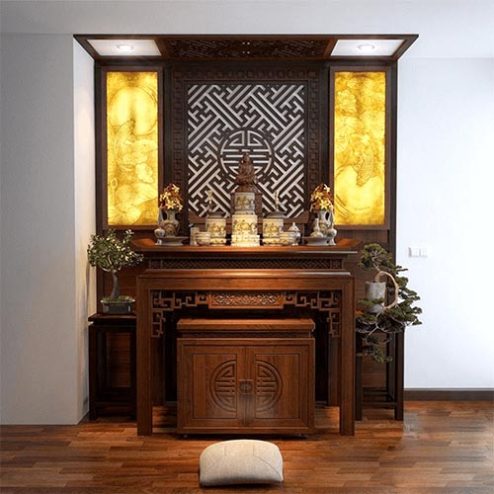 Mẫu Bàn Thờ Đẹp Hiện Đại BT-2398