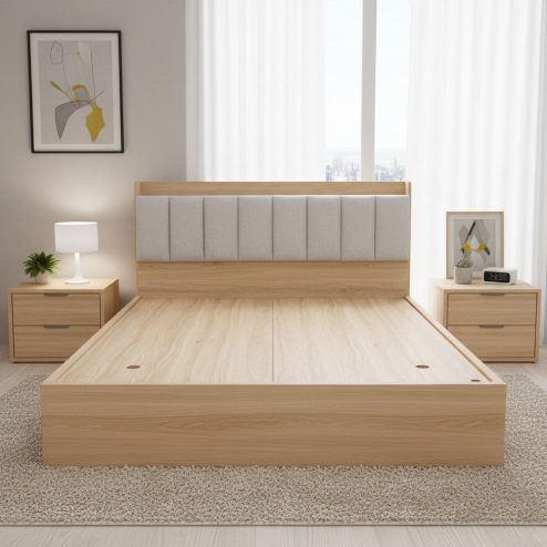 Mẫu Giường Gỗ Hiện Đại GN-256