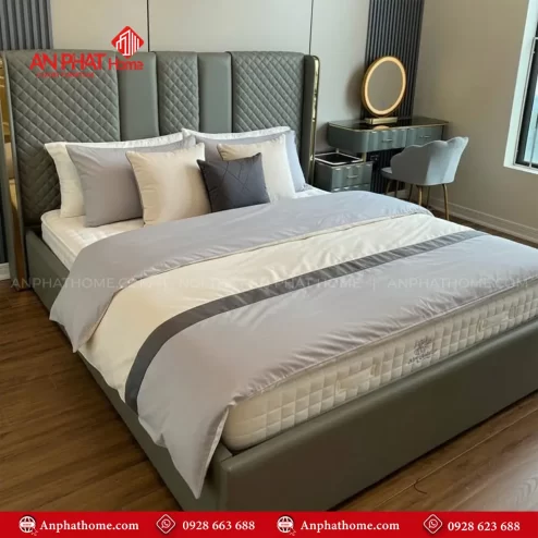 mau giuong ngu boc da vien vang gn 27000001