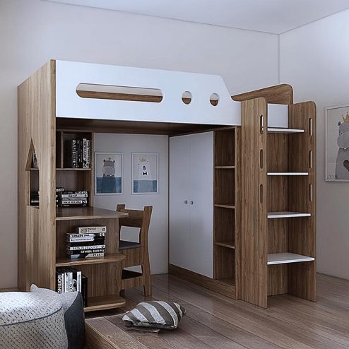 Mẫu Giường Ngủ Tầng Đẹp GN-306