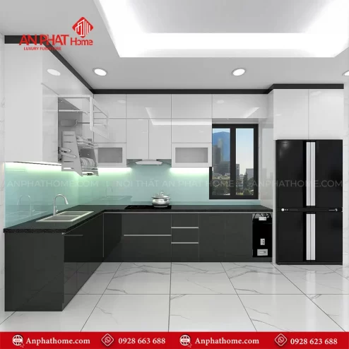 Mẫu Tủ Bếp Đẹp TB-929 An Phát
