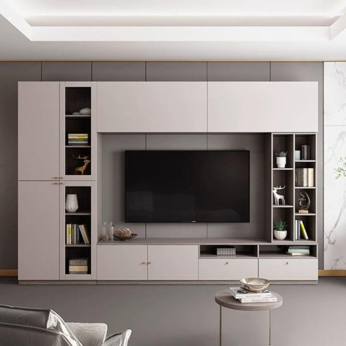 Mẫu Tủ Tivi Gỗ MDF Hiện Đại T-5370