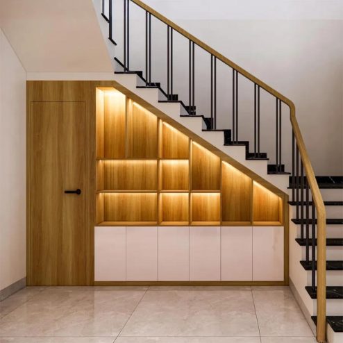 Tủ Cầu Thang Đa Năng Sang Trọng T-5357