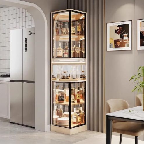 Tủ Rượu Cánh Kính Cao Cấp Sang Trọng T-5339