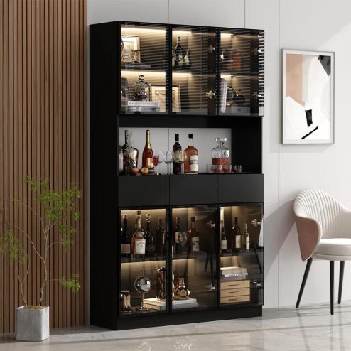 Tủ Rượu Cánh Kính Cường Lực T-5337