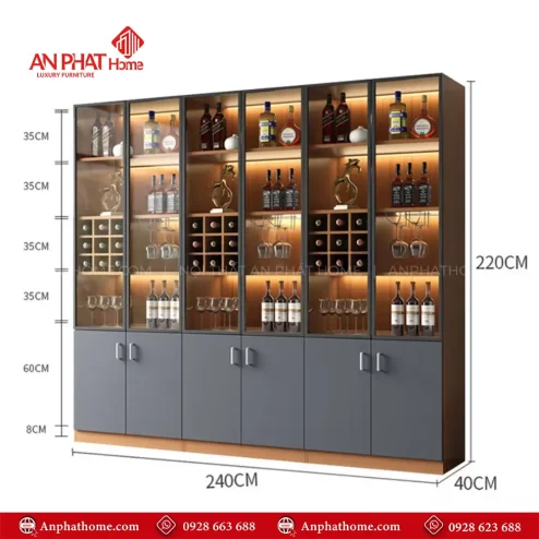 tu ruou canh kinh ket hop den led sang trong t 534200001