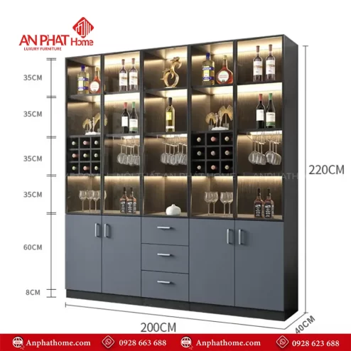 tu ruou canh kinh ket hop den led sang trong t 534200006