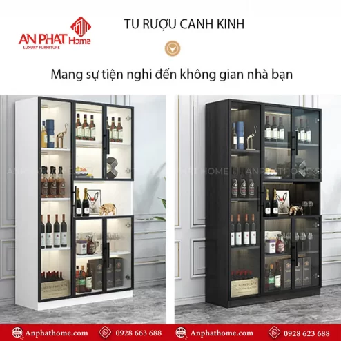 tu ruou canh kinh thiet ke sang trong t 532200003