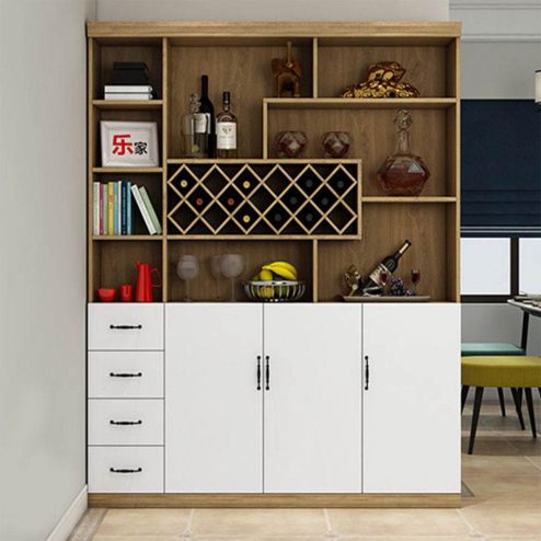 Tủ Rượu Gỗ Công Nghiệp Hiện Đại T-5335