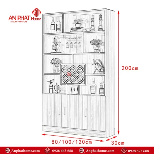 tu ruou hien dai go mdf t 532500001