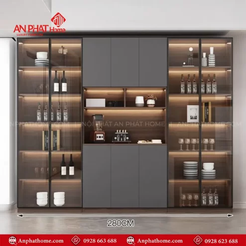 tu ruou ket hop trang tri hien dai t 534600001