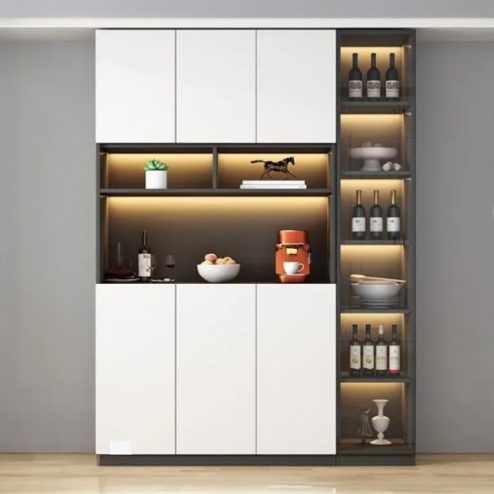 Tủ Rượu Kết Hợp Tủ Trang Trí Đa Năng T-5340