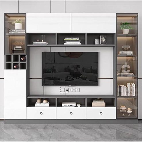 Tủ Tivi Cánh Kính Sang Trọng T-5374