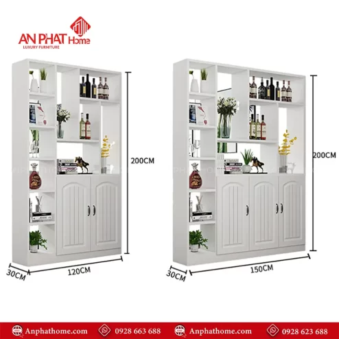 tu trang tri ket hop vach ngan phong khach t 530400001