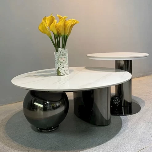 Bàn trà cao cấp mặt đá nhập khẩu B-2930 An Phát Home