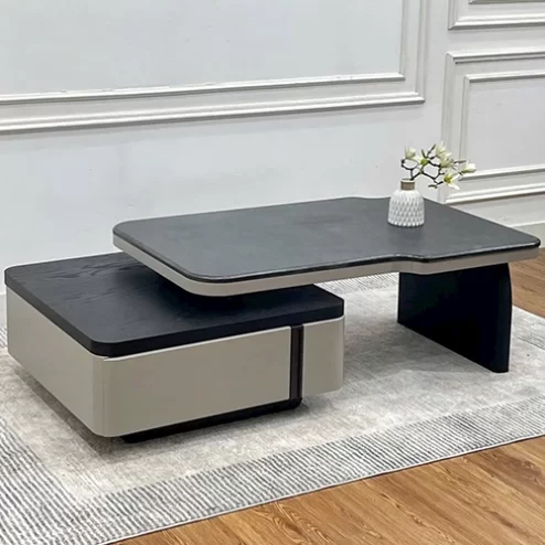 Bàn trà đôi decor nhập khẩu B-2934 An Phát Home