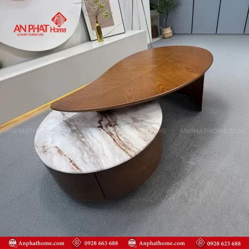 Bàn trà phòng khách hiện đại