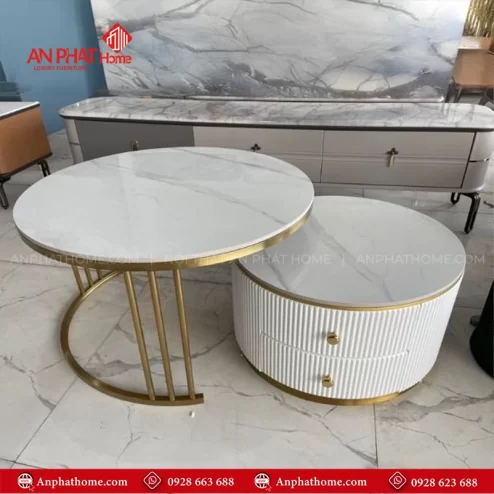 Mẫu bàn trà phòng khách đẹp