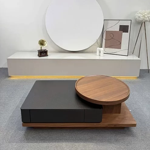 Bàn trà đôi mặt đá thiết kế độc đáo B-2984 An Phát Home