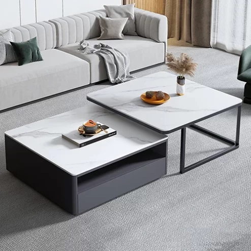 Bàn trà đôi sofa nhỏ gọn B-2958 An Phát Home