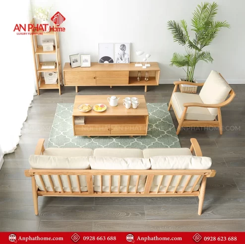 Bàn trà gia đình bằng gỗ hiện đại B-2964 An Phát Home