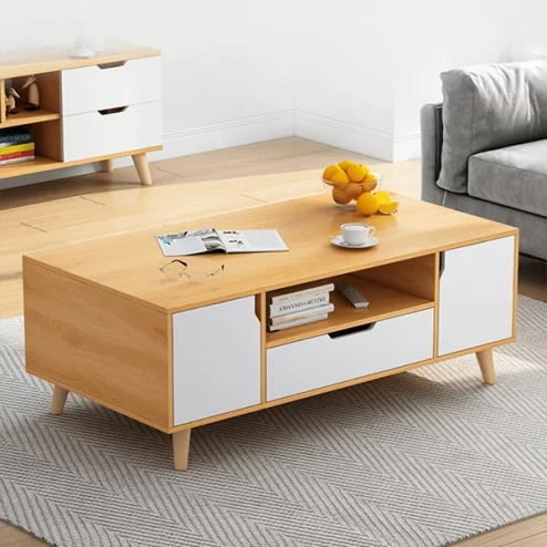 Bàn trà gỗ MDF cho phòng khách B-2960 An Phát Home