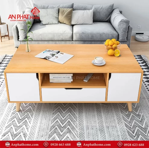 Bàn trà gỗ MDF cho phòng khách B-2960 An Phát Home
