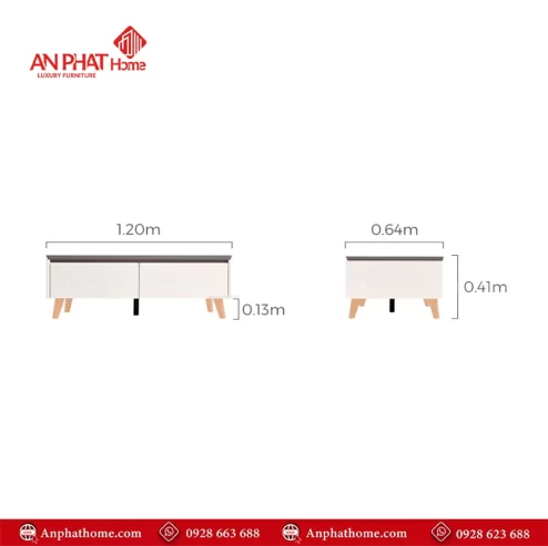 Bàn trà phòng khách hiện đại