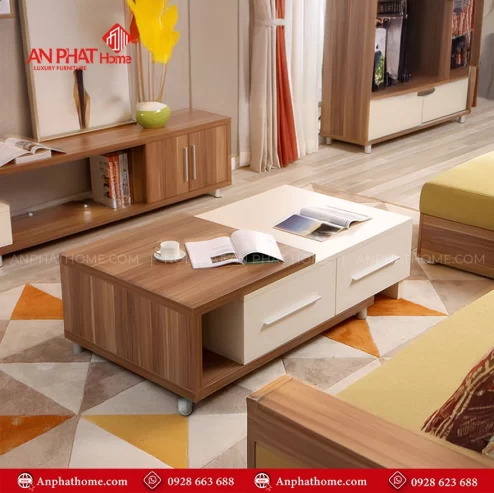 Bàn trà gỗ phòng khách thời thượng B-2969 An Phát Home