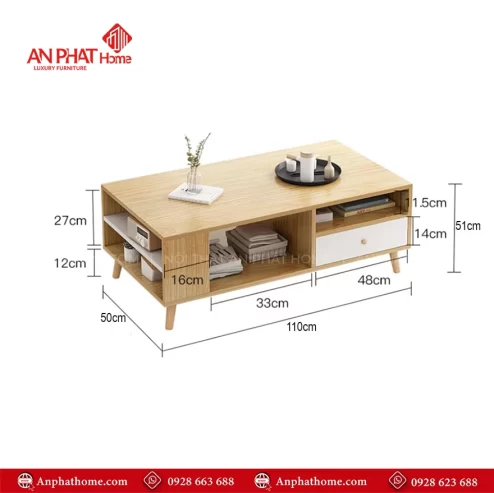 Mẫu bàn trà đẹp đơn giản