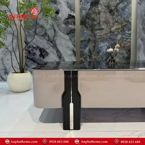 Ban tra mat da cam thach co ngan keo sang trong B 3010 4