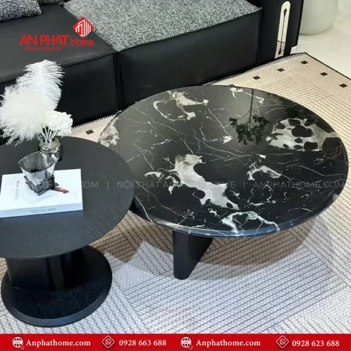 Mẫu bàn sofa mặt đá
