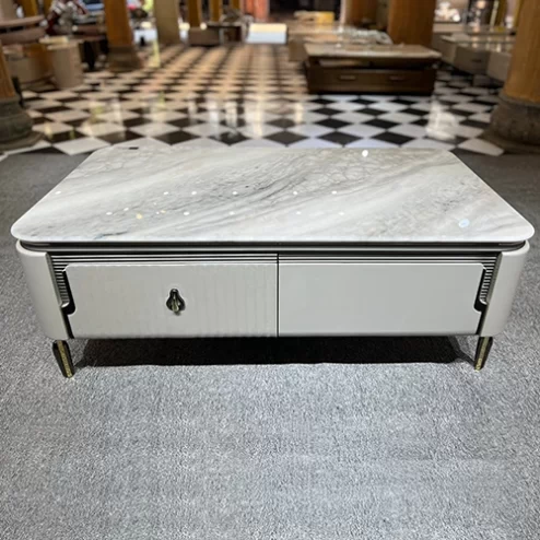 Bàn trà mặt đá chữ nhật nhập khẩu thời thượng B-3040 An Phát Home