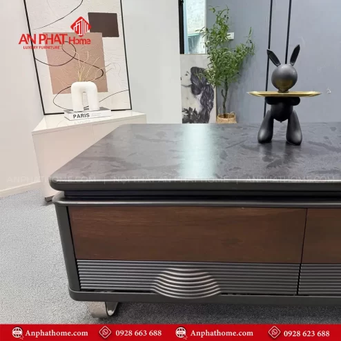 Mẫu bàn trà mặt đá đẹp