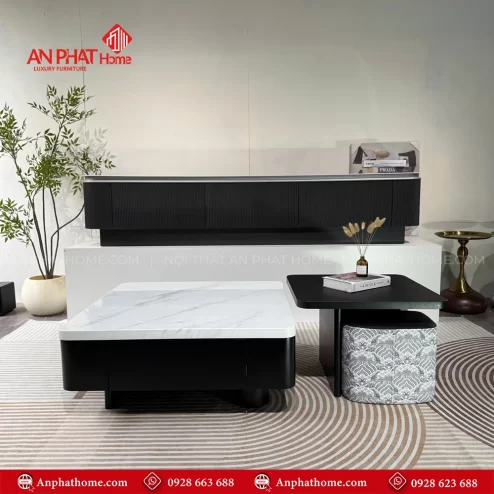 Bàn trà mặt đá nhập khẩu