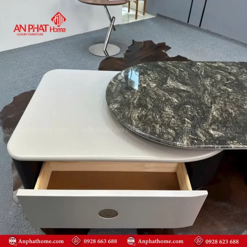 Mẫu bàn trà mặt đá đẹp