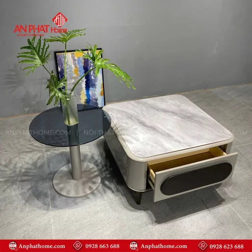 Bàn trà mặt đá nhập khẩu cao cấp B-2922 An Phát Home