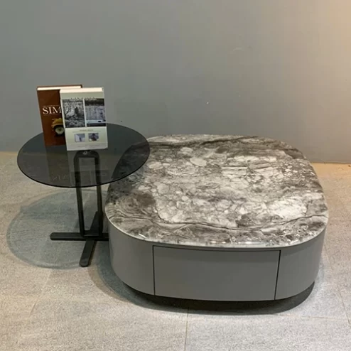 Bàn trà mặt đá nhập khẩu cao cấp B-2925 An Phát Home