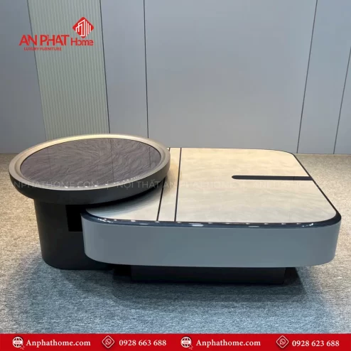 Bàn trà mặt đá nhập khẩu thiết kế độc đáo B-2965 An Phát Home