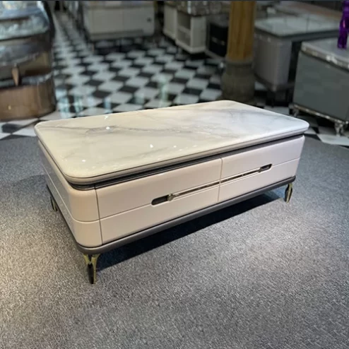 Bàn trà mặt đá nhập khẩu thời thượng B-3039 An Phát Home