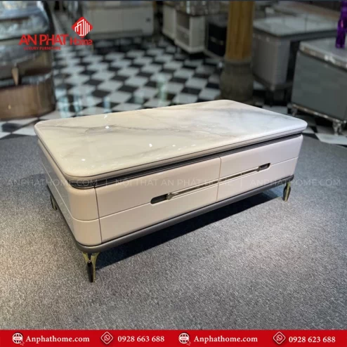 Bàn trà mặt đá nhập khẩu thời thượng B-3039 An Phát Home