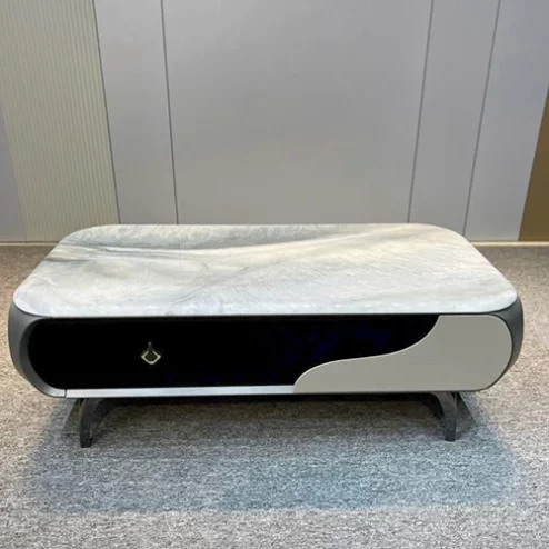 Bàn trà mặt đá thạch anh cao cấp B-3043 An Phát Home