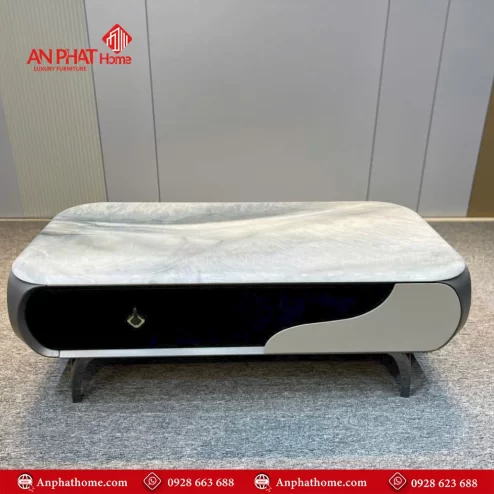 Bàn trà mặt đá thạch anh cao cấp B-3043 An Phát Home