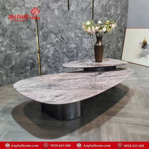 Bàn trà mặt đá thiết kế độc đáo B-2940 An Phát Home