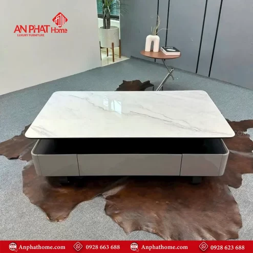 Bàn trà mặt đá thiết kế hiện đại B-2983 An Phát Home